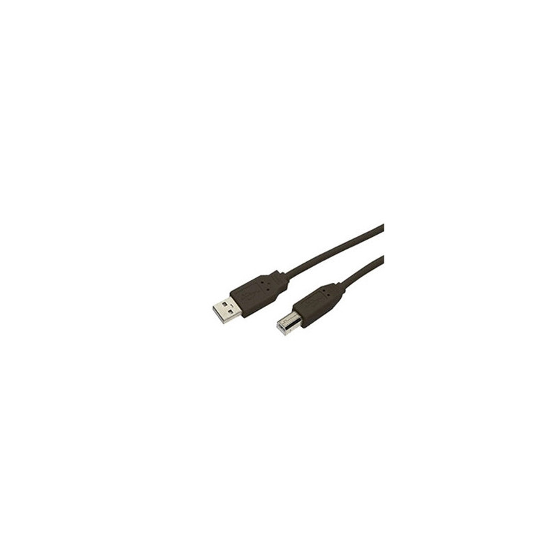 Câble usb a-b 2.0 relie pc à imprimante scanner disque dur externe hub équipé port 2.0 longueur câble 1.8m