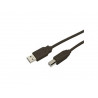 Câble usb a-b 2.0 relie pc à imprimante scanner disque dur externe hub équipé port 2.0 longueur câble 1.8m
