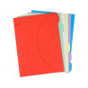Chemise classeur certiprint a4+ 320x240mm coloris assortis lot 6 unités