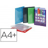 Chemise viquel propyglass 5/10e personnalisable 3 rabats 245x322mm fermeture élastique coloris assortis