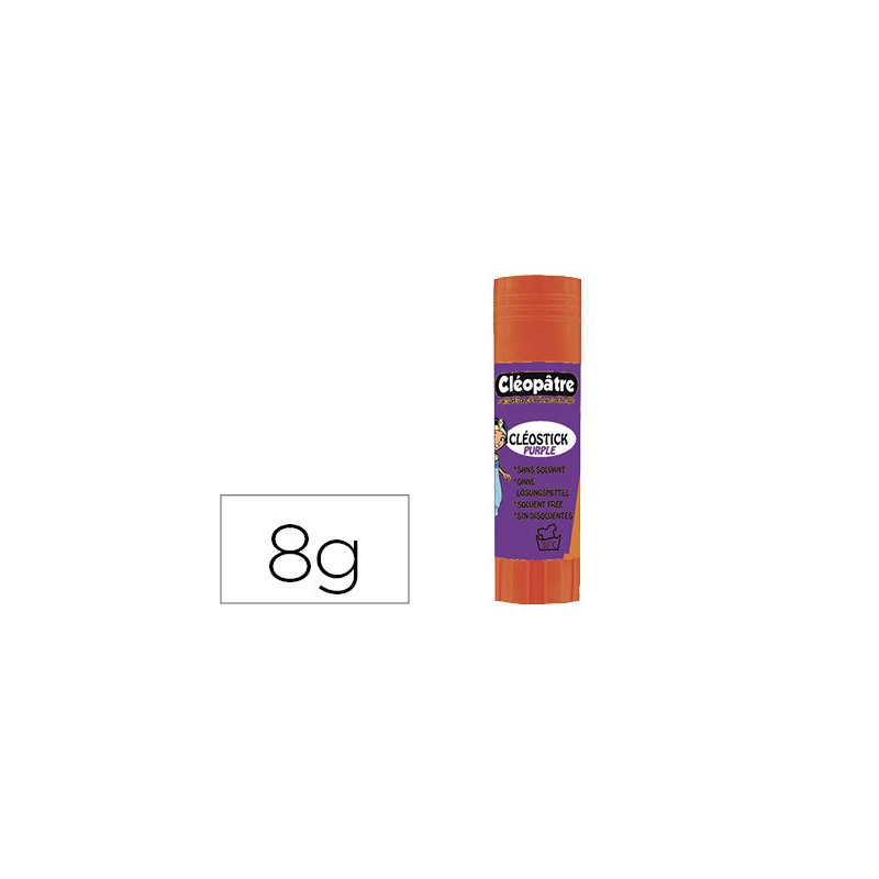 Colle cléopâtre stick coloris violet