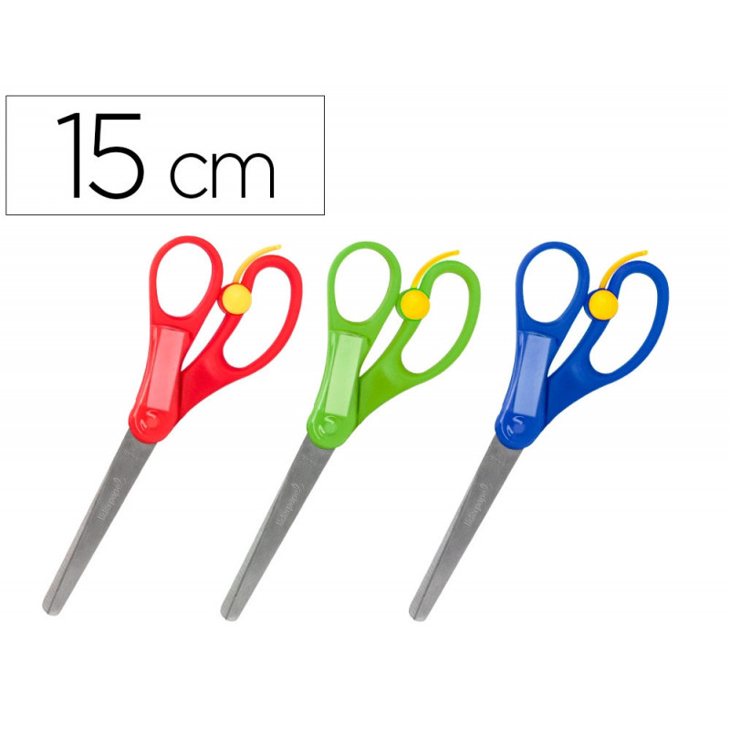 Ciseaux liderpapel personnalisé 5/8 ans lames acier inoxydable pointe arrondie anti-coupe 150mm