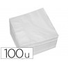 Serviette ouate 2 plis 30x30cm paquet 100 unités