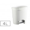 Poubelle hygiénique pédale + bac intérieur amovible idéale salle de bains 4l