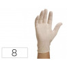 Gant à usage unique jetable non poudré taille l 8 et demi - lot de 100 un