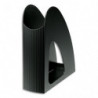 HAN Porte-revues Loop Noir en polypropylène - Dos 7,6 x H25,6 x P23,9 cm