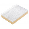 Éponge récurante gm double face blanche nettoyage surfaces délicates 13x9cm