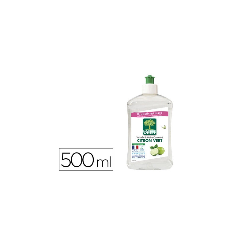 Liquide vaisselle écologique citron vert 500ml