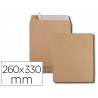Pochette gpv kraft 120g 24 260x330mm soufflet 30mm sachet de 50 unités