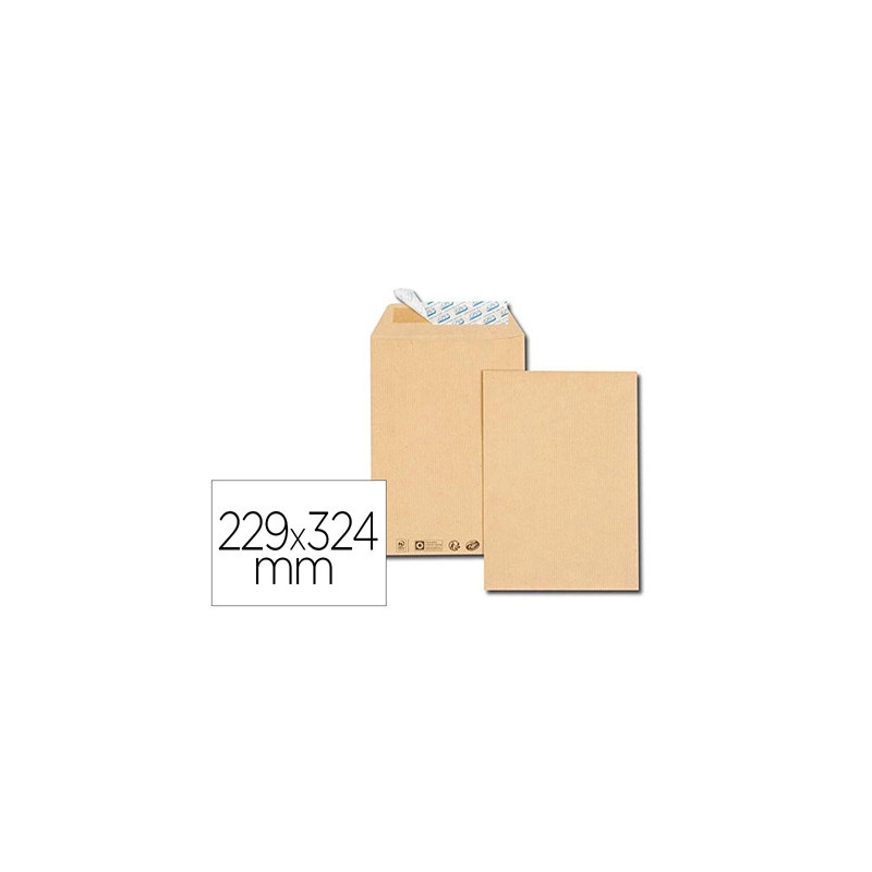 Pochette gpv kraft 90g c4 229x324mm boîte 250 unités