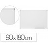 Tableau blanc vanerum émaillé magnétique cadre aluminium anodisé fixation mur 90x180cm