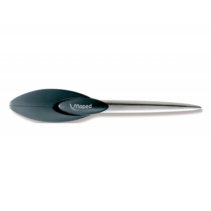 Ouvre-lettre maped lame acier 17cm manche ergonomique coloris noir