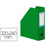 Porte-revues elba color life pvc grain toilé pan coupé format 32x24cm dos 10cm coloris vert