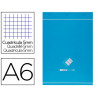 Bloc agrafé conquerant sept a6 10,5x14,8cm couverture pellicullée 100feurilles détachables 60g 5x5mm coloris blanc