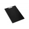 Porte-bloc jpc à pince pvc format a4+ standard avec porte-stylo coloris noir