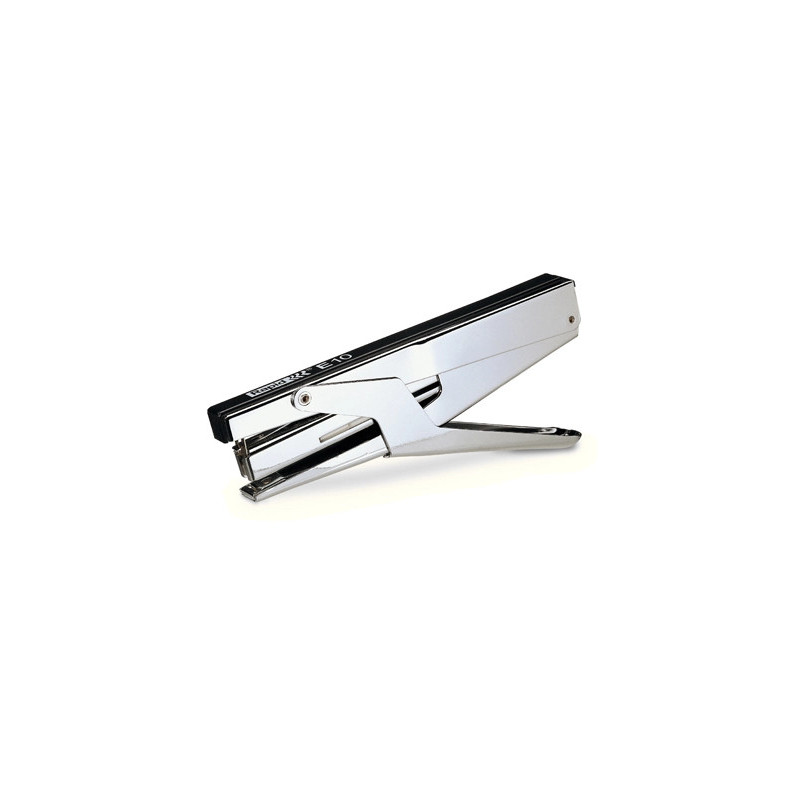 Pince agrafeuse rapid e10 métal agrafes nº10 capacité agrafage 15f coloris chromé