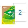 Étiquette adhésive apli agipa multi-usage recyclée permanente coins droits 210x148mm boîte 200 unités