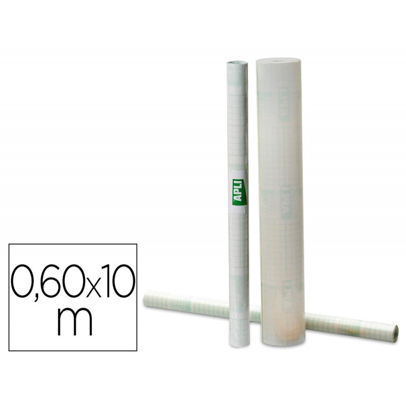 Couvre-livres apli adhésif film polypropylène mat repositionnable rouleau 0.60x10m