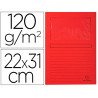 Chemise exacompta forever carte recyclée 120g 22x31cm fenêtre coloris rouge paquet 25 unités