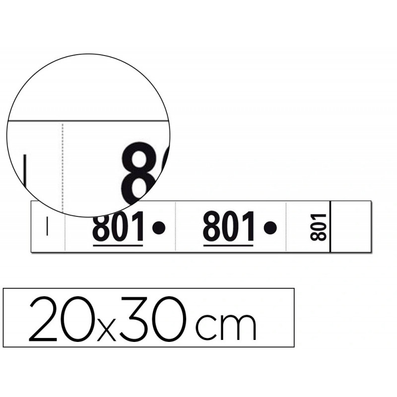 Bloc vestiaire exacompta 3 coupons détachables numérotés 1/1000 20x30cm carnet de 50 t ickets coloris blanc