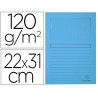 Chemise exacompta forever carte recyclée 120g 22x31cm fenêtre coloris bleu clair paquet 25 unités