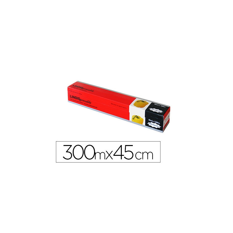 Film alimentaire etirable sans phtalates sans bisphenol a 300mx45cm boite distributrice