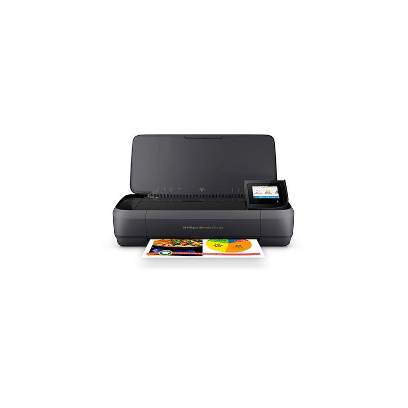 Imprimante multifonction hp officejet mobile 250 3 en 1 jet d'encre a4 couleur imprime depuis smartphone