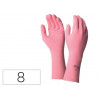 Gant menage usage quotidien coloris rose sachet 1 paire taille 8/8.5