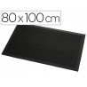 Tapis grattant paperflow picots caoutchouc anti-salissures lourdes 80x100cm coloris noir