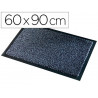 Tapis anti-poussière paperflow polyamide premium 60x90cm aspect velour coloris gris