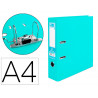 Classeur levier liderpapel a4 documenta carton rembordé 1,9mm dos 75mm rado métallique coloris vert clair
