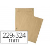 Pochette gpv kraft brun recycle 90g c4 229x324mm bande de protection fenetre 50x100mm boite 250 unites
