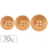 Etoile en bois fontorpin naturel a decorer mix 3 tailles 27mm 35mm 45mm lot 70 unites