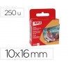 Pastilles apli double face adhesives dim. 10x16mm - 250u
