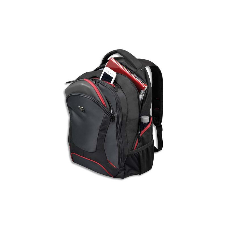 PORT DESIGNS Sac à dos Courchevel Back Pack 14/15,6'' en nylon 600D - Dimensions : L36 x H50 x P22 cm Noi