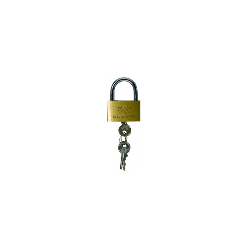 Cadenas a clefs sign laiton massif 50x40x4mm