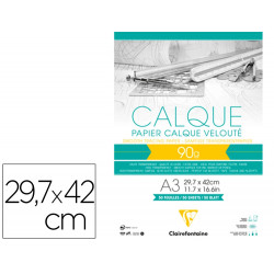 Calque 29.7x42 90/95g bloc 50f