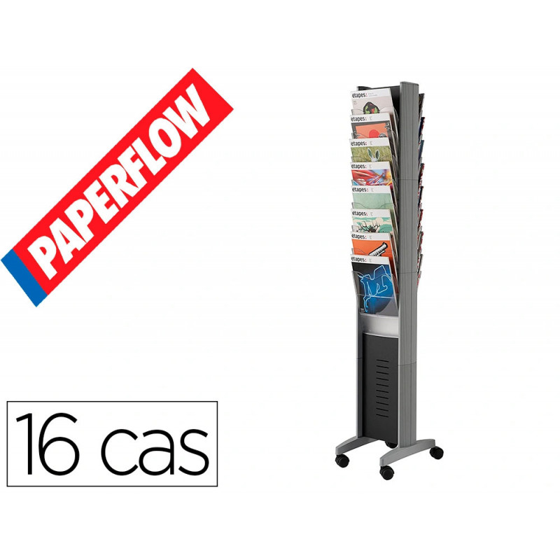 Presentoir mob. epi 16 cas alu