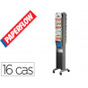 Presentoir mob. epi 16 cas alu