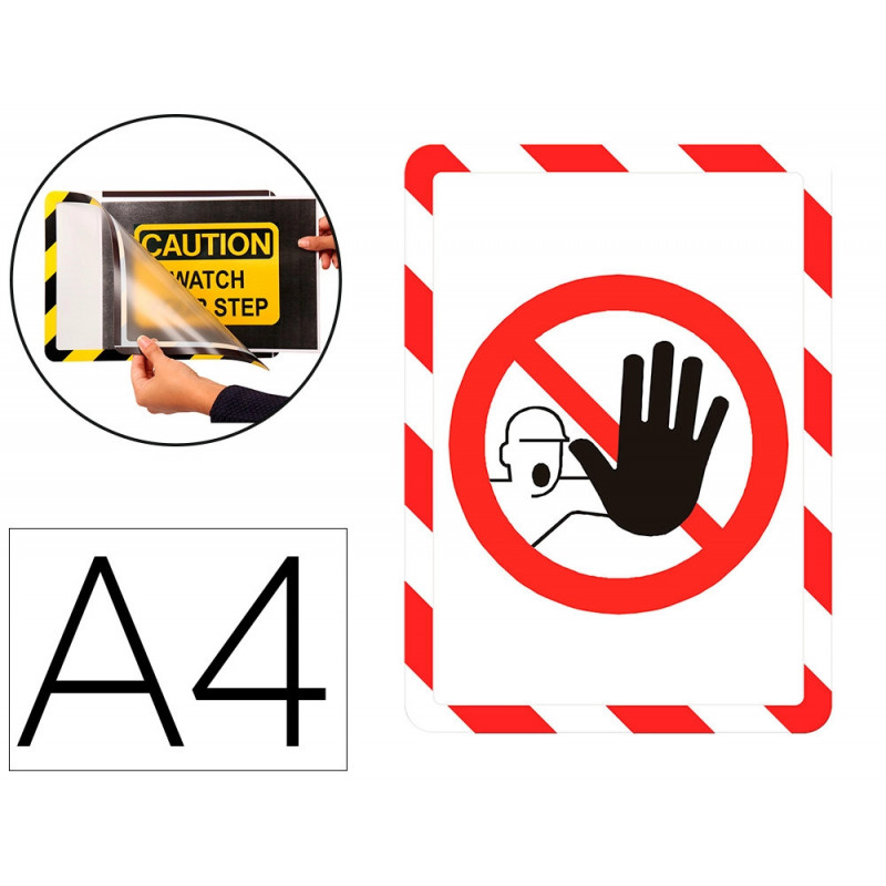 Porte-affiche a4 adh. interd.
