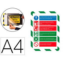 Porte-affiche a4 adh. sauvet.