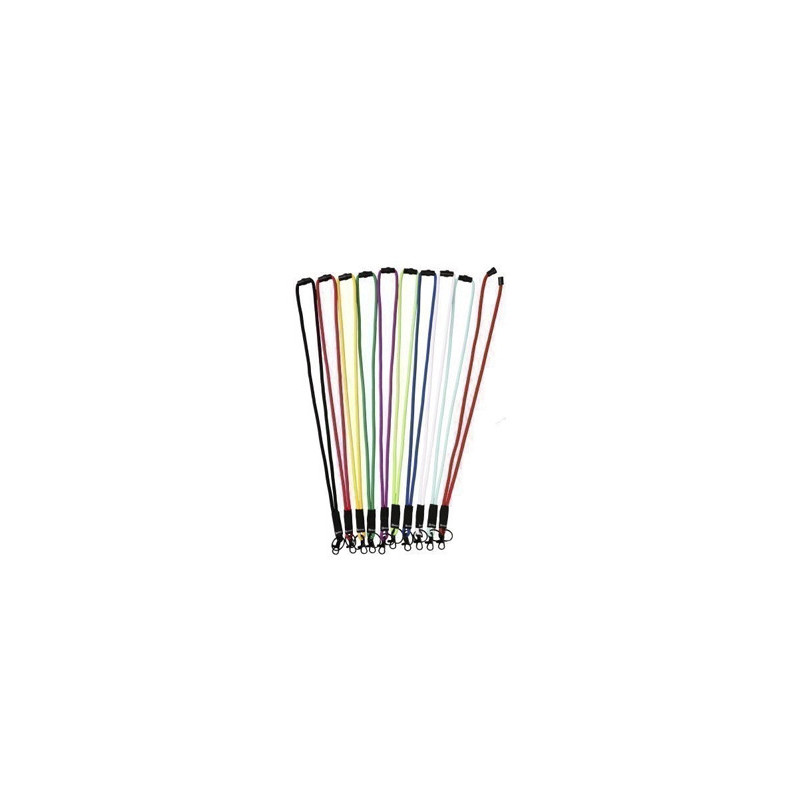 Cordon rd porte-badge 46cm p10 coloris noir