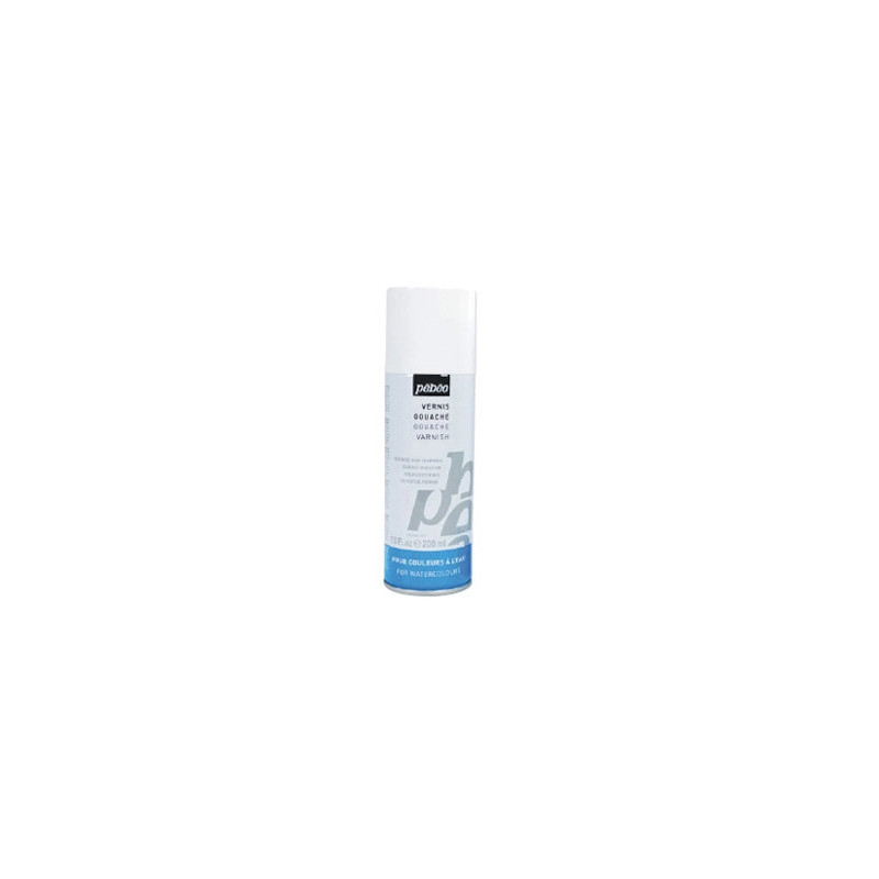 Vernis gouache pébéo aérosol acrylique non jaunissant aspect satiné éclat couleurs flacon 200ml