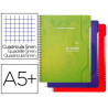 Répertoire clairefontaine reliure intégrale papier surfin couverture carte couchée vernie 170x220mm 180 pages 70g 5x5mm