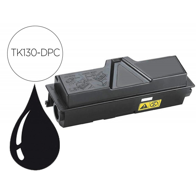 Toner dpc compatible kyocera tk130 7200p noir fs-1028 mfp,fs-1128 mfp, fs-1300/dn