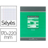 Cahier dessin conquérant sept piqué couverture offset a5+ 17x22cm 16 pages unies 90g