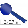 Papier métallisé clairefontaine 80g/m2 coloris bleu rouleau 0.7x2m