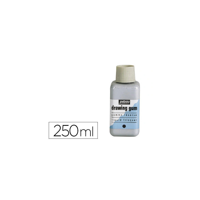 Gomme réserve pébéo drawing gum pelliculable flacon 250ml