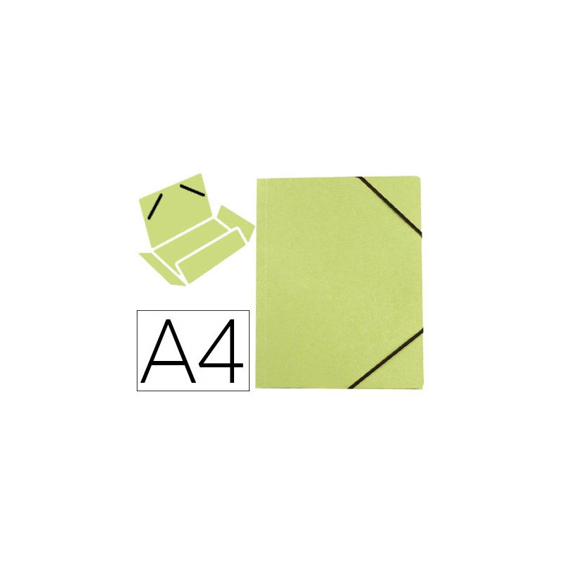 Chemise elba carte forte 4/10e250gr a4 210x297mm 3 rabats élastique coloris assortis
