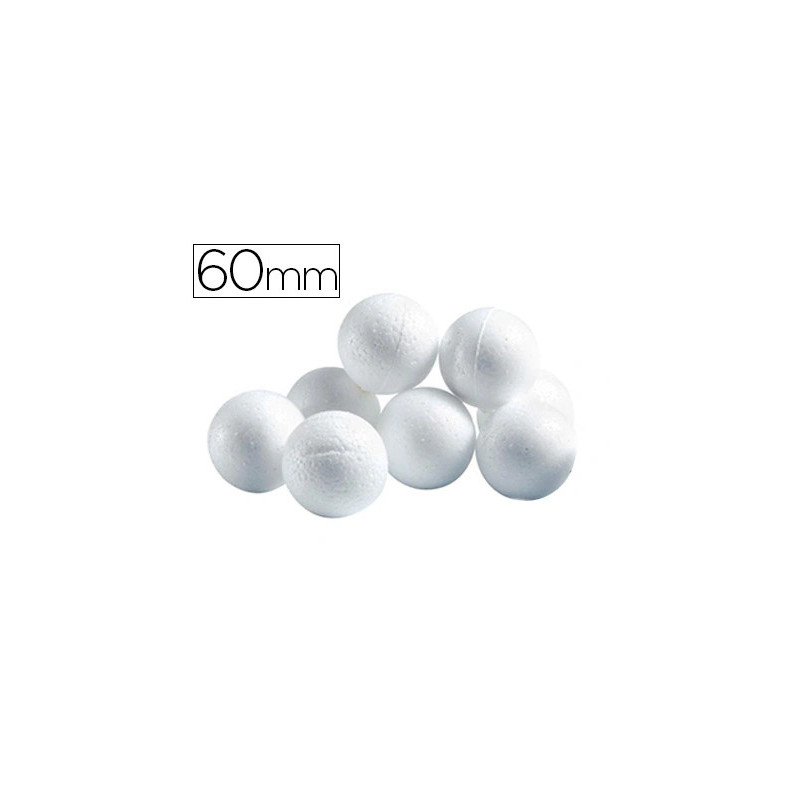 Boule cellulose univers de piwi diamètre 60mm coloris blanc sachet 20 unités
